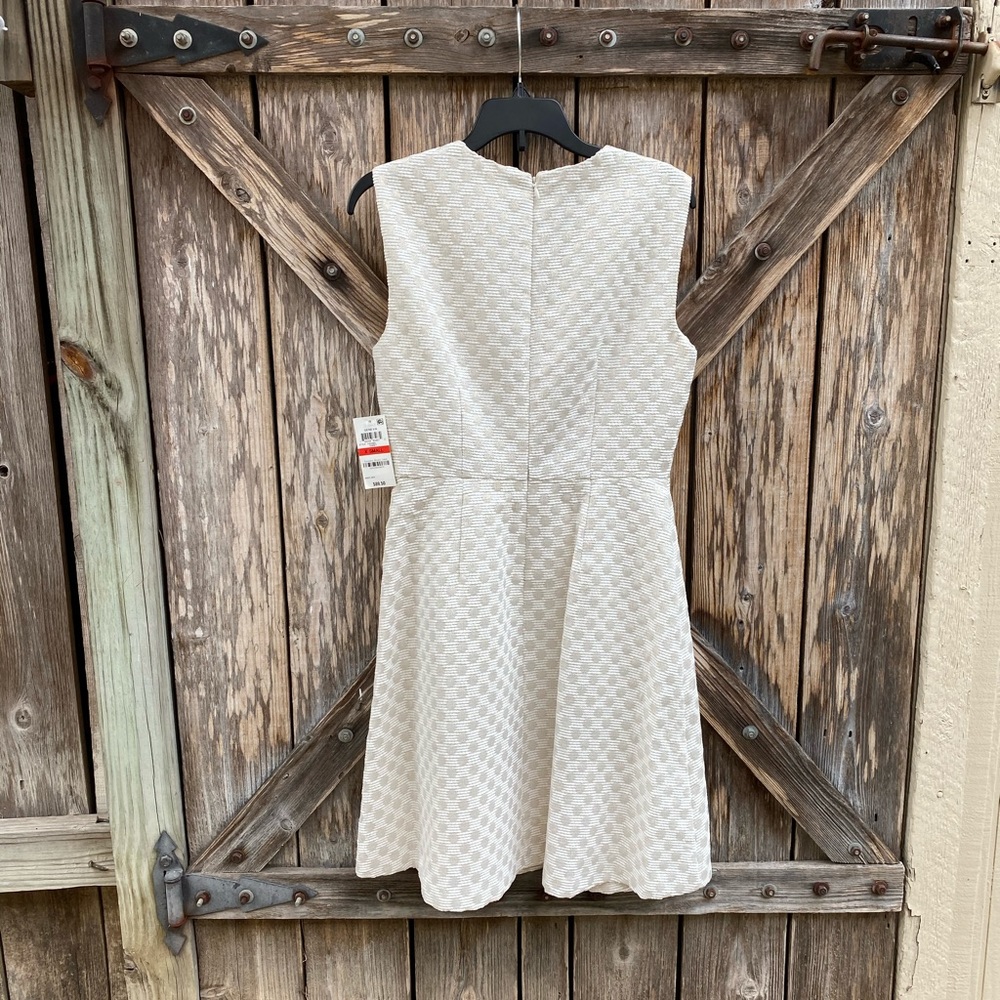 Maison Jules Metallic Fit & Flare Sleeveless Dress - Picture 3 of 10